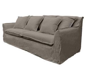 Sofá 3 Cuerpos Palena Lino gris piedra