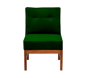 Sitial velvet 1 cuerpo Colonia verde