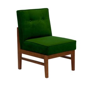 Sitial velvet 1 cuerpo Colonia verde