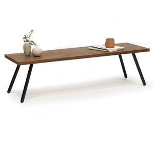 Mesa de centro rectangular Aula nogal