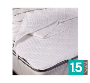 Cubre colchón AHCC-1.5 blanco 1.5 plazas