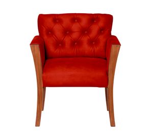 Sitial cuero 1 cuerpo Kiel rojo