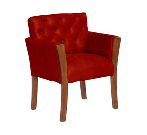 Sitial cuero 1 cuerpo Kiel rojo