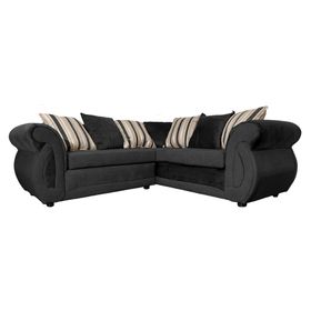 Sofá seccional 3 cuerpos Dominga negro