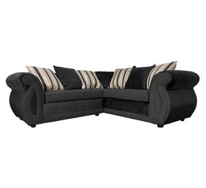 Sofá seccional 3 cuerpos Dominga negro