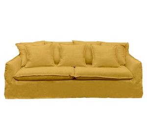 Sofá 3 Cuerpos Palena Lino azafrán