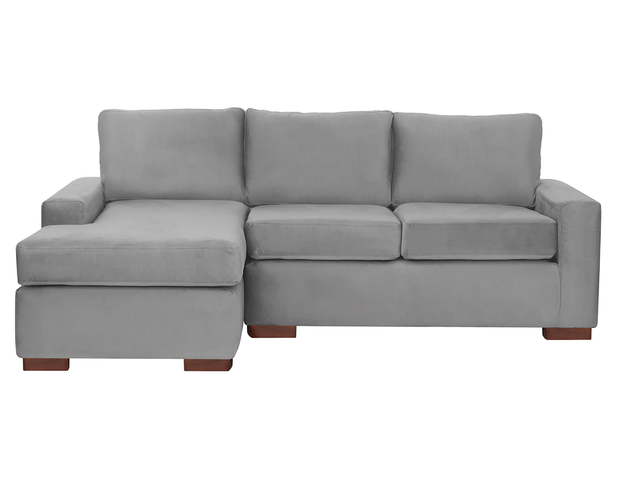 Latam Home Sofá seccional 3 cuerpos Livorno gris