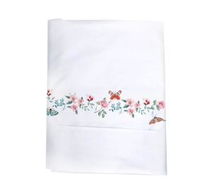 Juego sábanas 1.5 plazas 200 hilos Erizo blanco