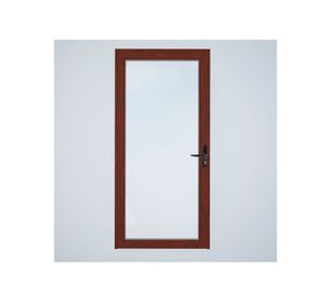 Puerta vidriada 95x200 cm termopanel izquierda madera Mundo Glass