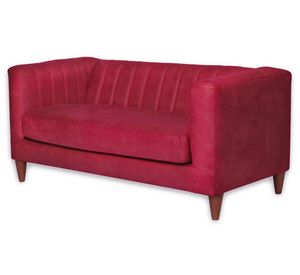 Sofá cuero Sorrento rojo Latam Home