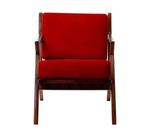 Sitial cuero 1 cuerpo Bremen rojo