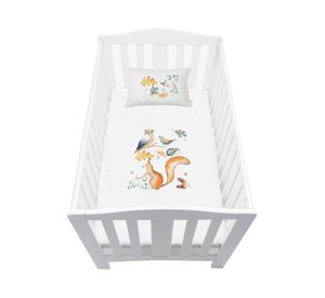 Cubreplumón colecho Forest blanco