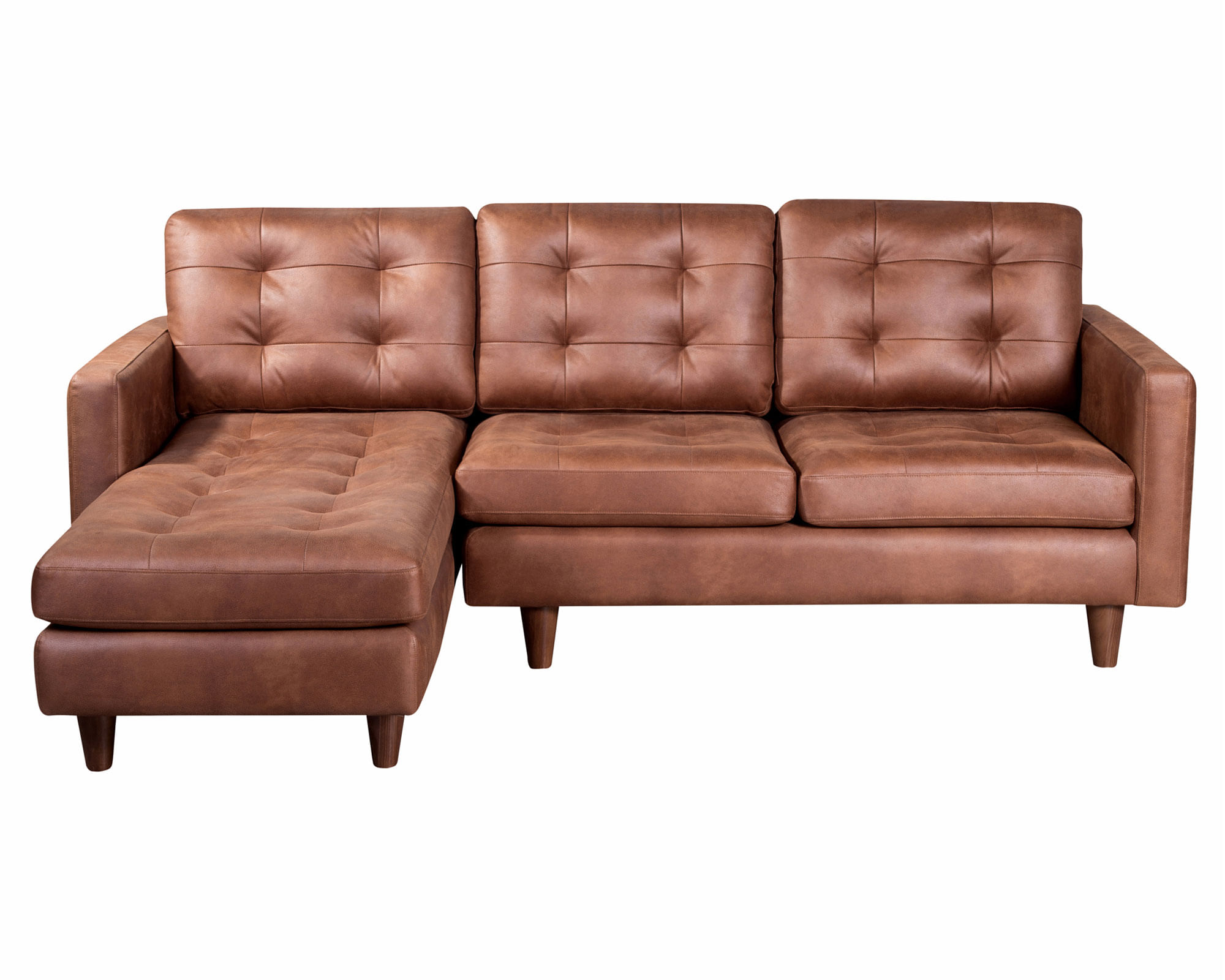 Latam Home Sofá chaise izquierdo Nápoles tabaco Latam Home