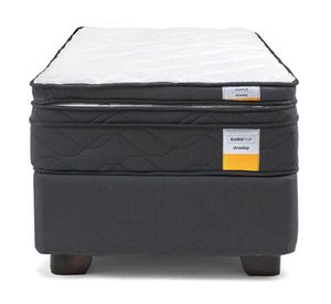 Cama americana 1 plaza Eurotop + Topper Drimkip