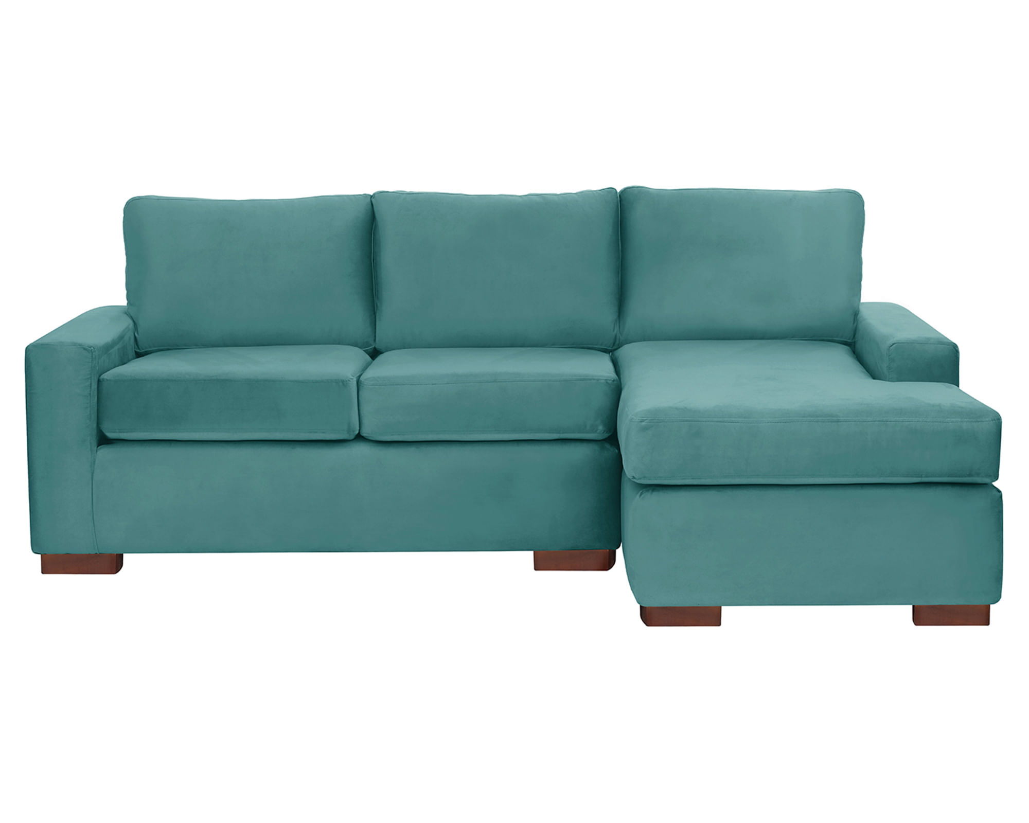 Latam Home Sofá seccional 3 cuerpos Livorno azul