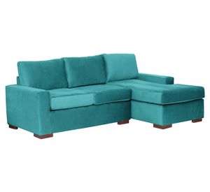 Sofá seccional 3 cuerpos Livorno azul