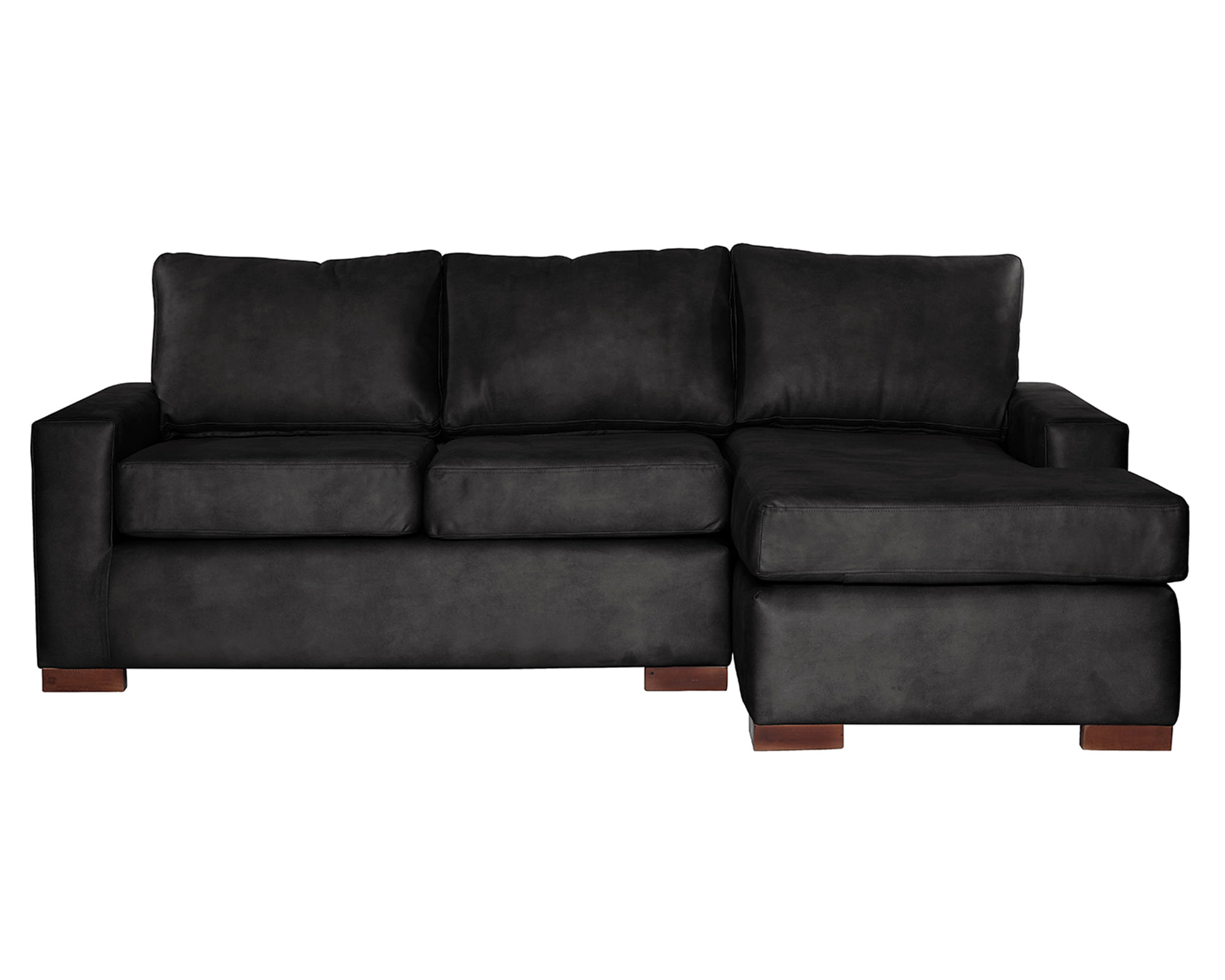 Latam Home Sofá seccional 3 cuerpos Livorno negro