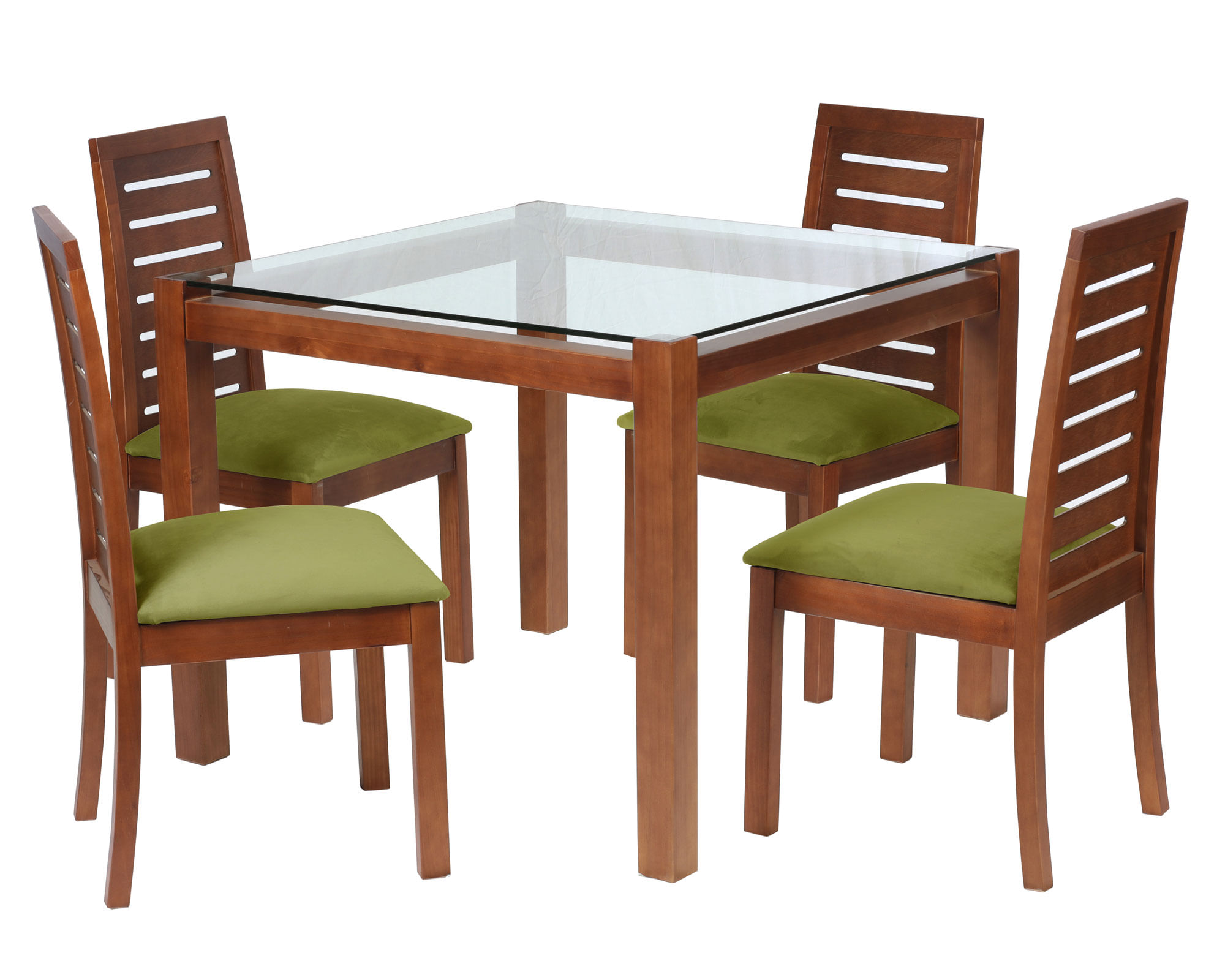 Latam Home Comedor 4 sillas Barcelona verde Latam Home