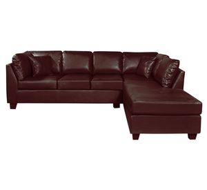 Sofá seccional derecho 5 cuerpos Padua chocolate