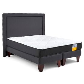 Cama europea funcional Súper King base dividida + respaldo