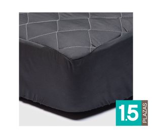 Cubre Colchón 1.5 plazas negro