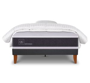 Cama europea Curve New Ortopedic 1.5 plazas + almohada + plumón Cic