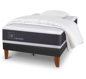 Cama europea Curve New Ortopedic 1.5 plazas + almohada + plumón Cic