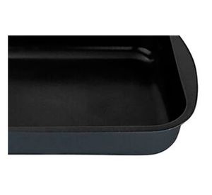 Bandeja horno 25x18 cm Gourmet negro Fantuzzi