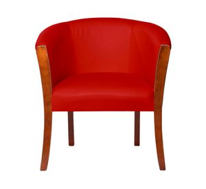 Sitial PU 1 cuerpo Dortmund rojo