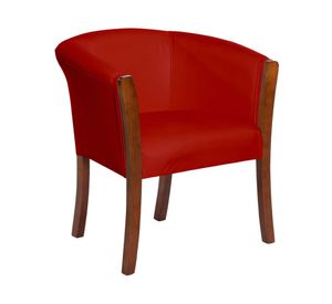 Sitial PU 1 cuerpo Dortmund rojo