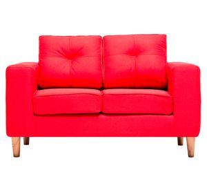Sofá 2 cuerpos Infinity tela rojo