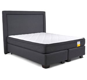 Cama americana 2 plazas Eurotop + respaldo Drimkip