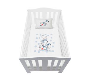 Cubreplumón colecho Dog  blanco