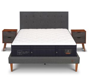 Cama europea curve Súper premium 2 plazas + Set Éufrates/Níger Cic