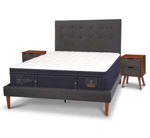 Cama europea curve Súper premium 2 plazas + Set Éufrates/Níger Cic
