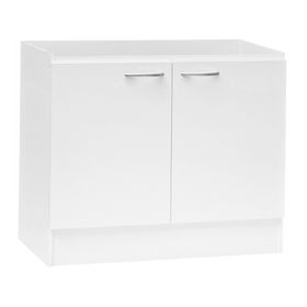 Mueble base lavaplatos 98,5 cm 2 puertas Basic blanco Mobikit