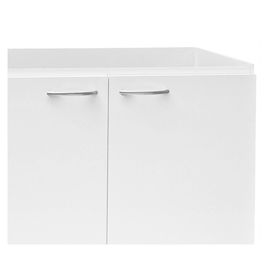 Mueble base lavaplatos 98,5 cm 2 puertas Basic blanco Mobikit