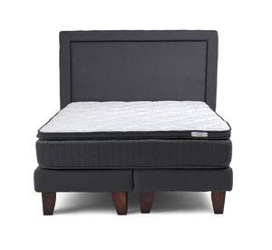 Cama europea Super King + respaldo + base dividida Drimkip