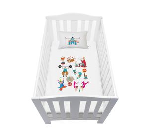 Cubreplumón pack P&P Circo blanco