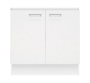 Mueble base lavaplatos 2 puertas blanco Mobikit