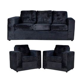 Juego de living 5 cuerpos Nize negro