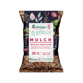 Mulch rústico 30 litros rojo Armony.