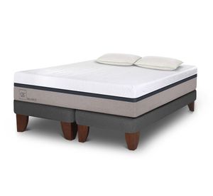 Cama europea Balance King + base dividida + 2 almohadas  Cic