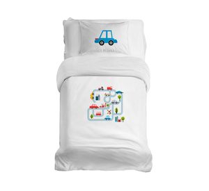 Cubreplumón transición Autopista blanco