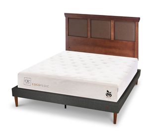 Cama europea 2 plazas Cocopedic + respaldo Torino Cic.