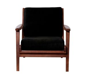 Sitial velvet 1 cuerpo Neuss negro