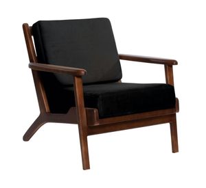 Sitial velvet 1 cuerpo Neuss negro