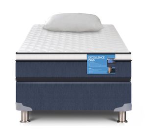 Box americano 1.5 plazas Excellence + almohada viscoelástica Cic