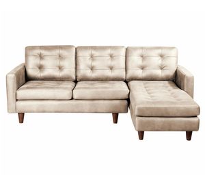 Sofá chaise derecho Nápoles beige Latam Home