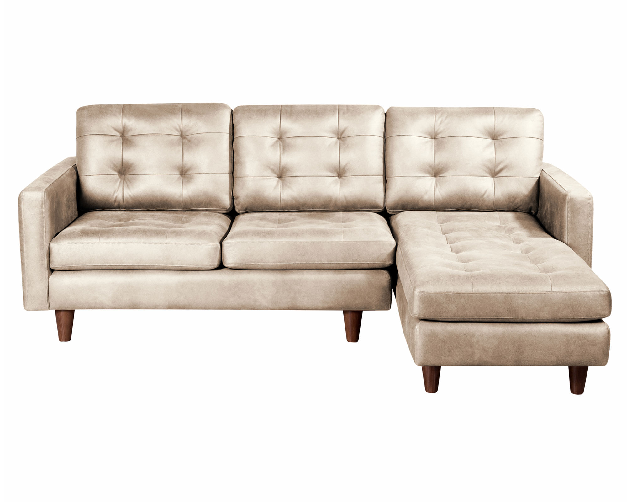 Latam Home Sofá chaise derecho Nápoles beige Latam Home